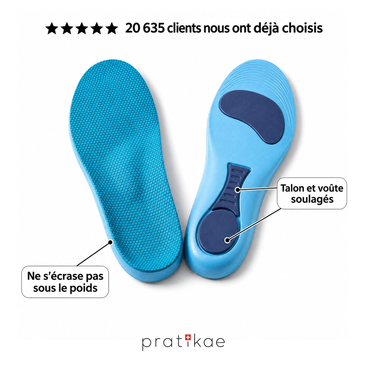 Semelles anti-douleur 1 FR