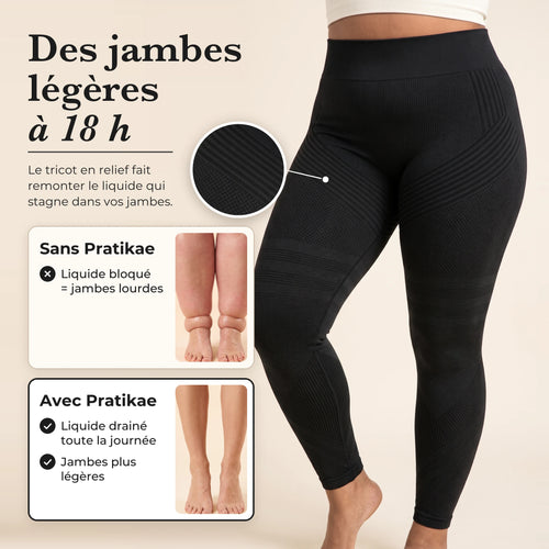 Legging de compression lipœdème