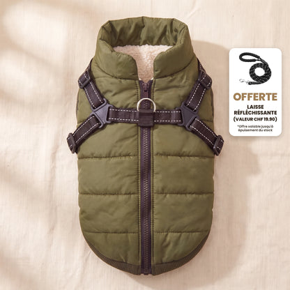 Manteau-harnais toutes saisons pour chien