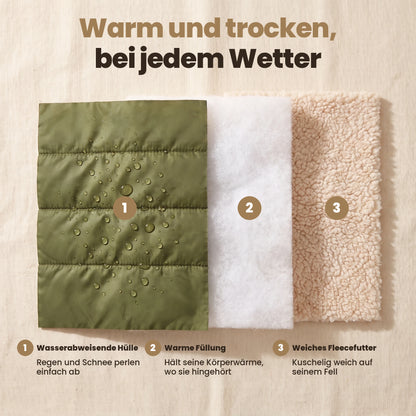 Manteau-harnais toutes saisons pour chien (DE)