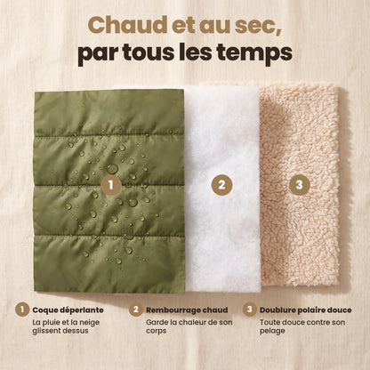 Manteau-harnais toutes saisons pour chien