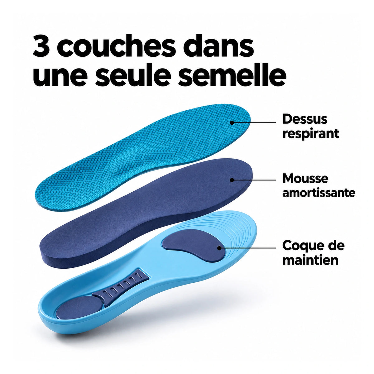Semelles anti-douleur 4 FR