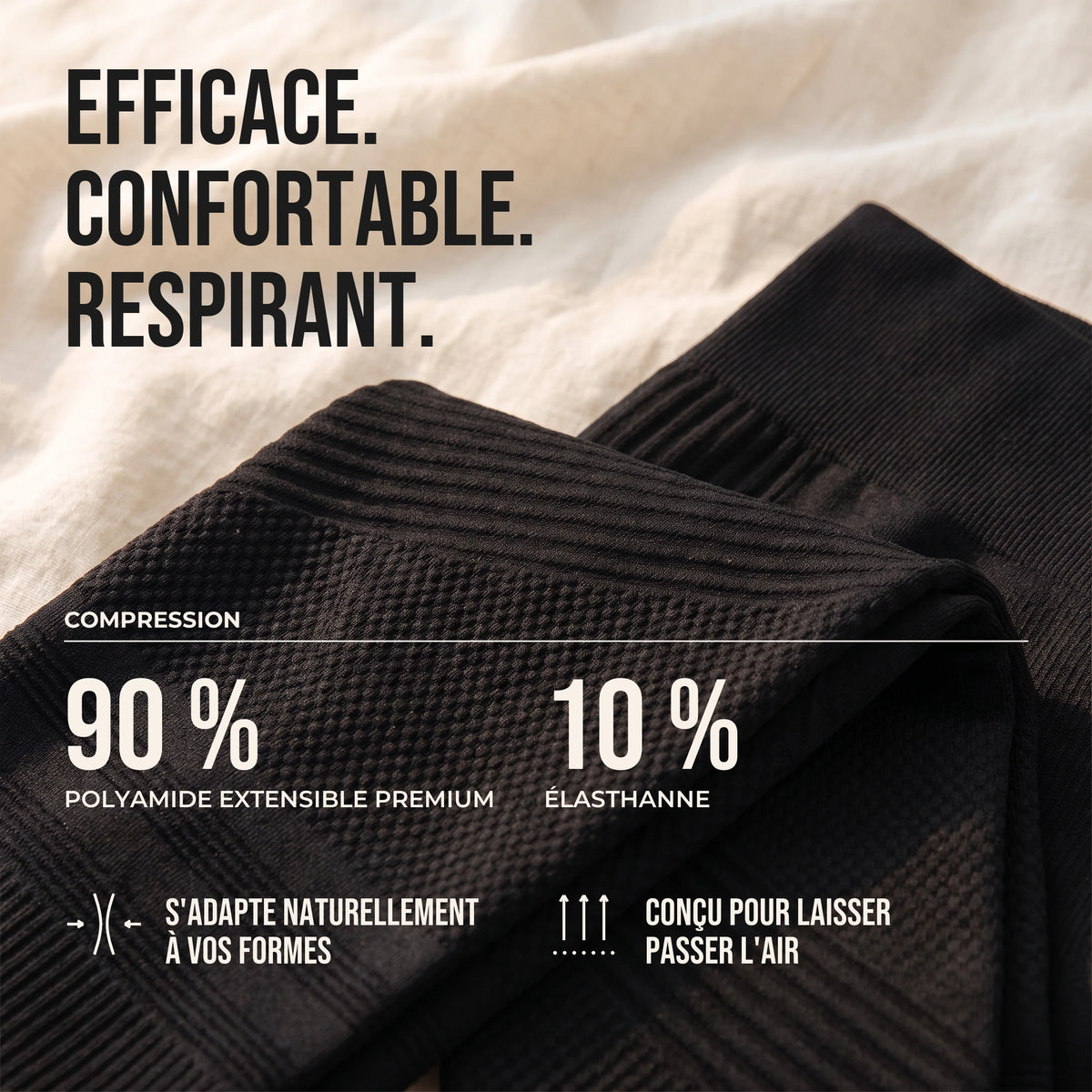 Legging de compression lipœdème