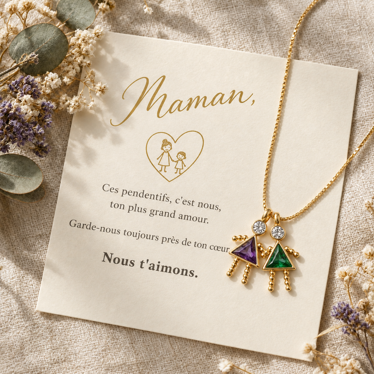 COLLIER L'AMOUR D'UNE MAMAN