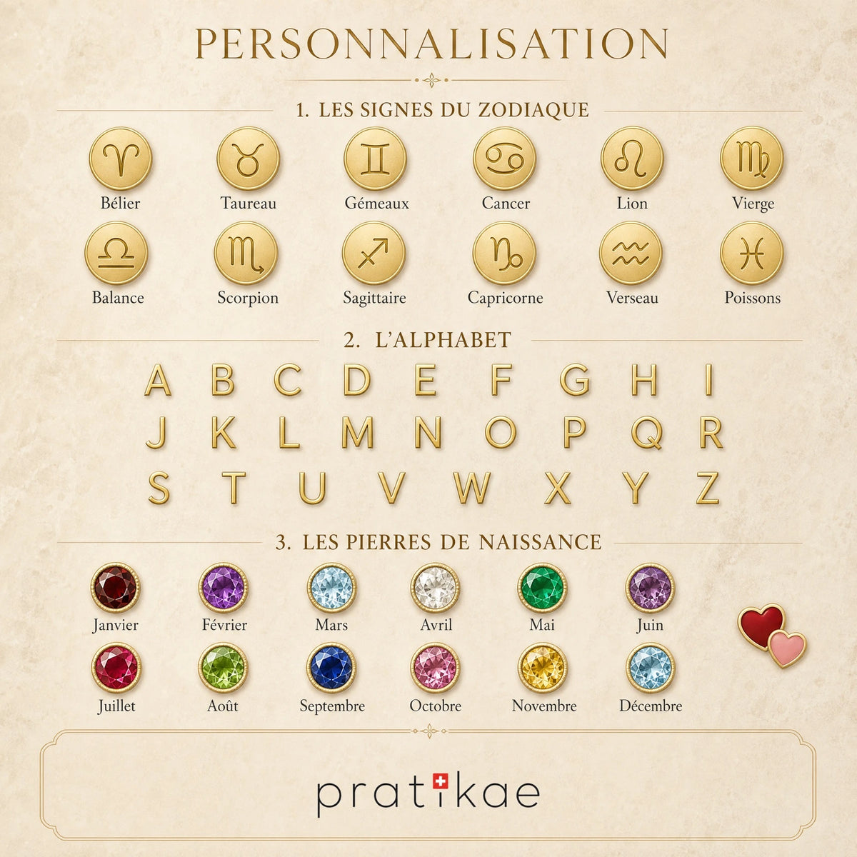 Collier Cœur Personnalisé avec Initiale