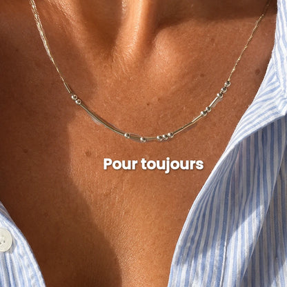 Collier en code Morse