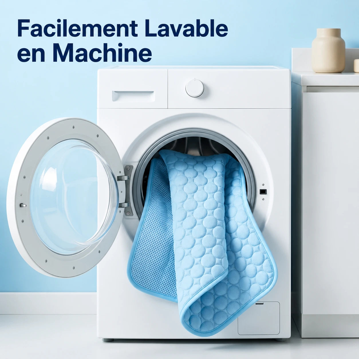 CoconFrais | Tapis rafraîchissant pour chien en soie glacée