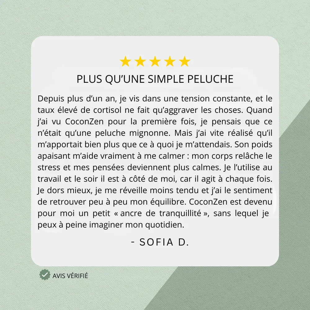 CoconZen - Peluche Lestée