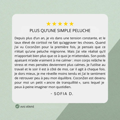 CoconZen - Peluche Lestée