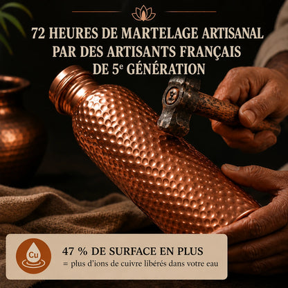 Pratikae™ · Gourde en Cuivre Pur — Buvez une Eau Plus Saine, Chaque Jour