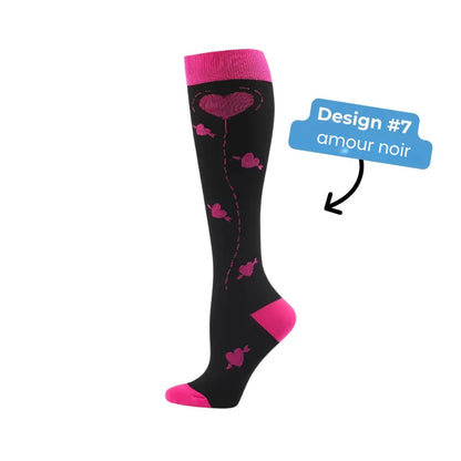 Chaussettes de compression pour femme