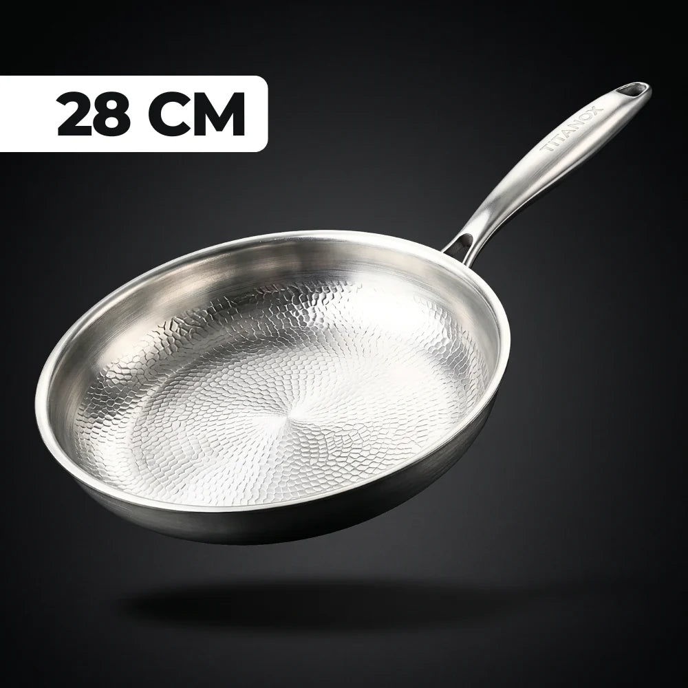 Poêle 100 % Titane Pur Pour Une Cuisine Sans Toxines