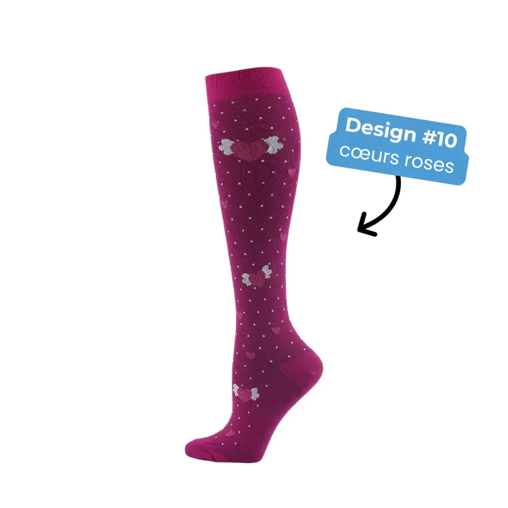 Chaussettes de compression pour femme