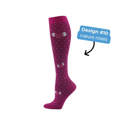Chaussettes de compression pour femme