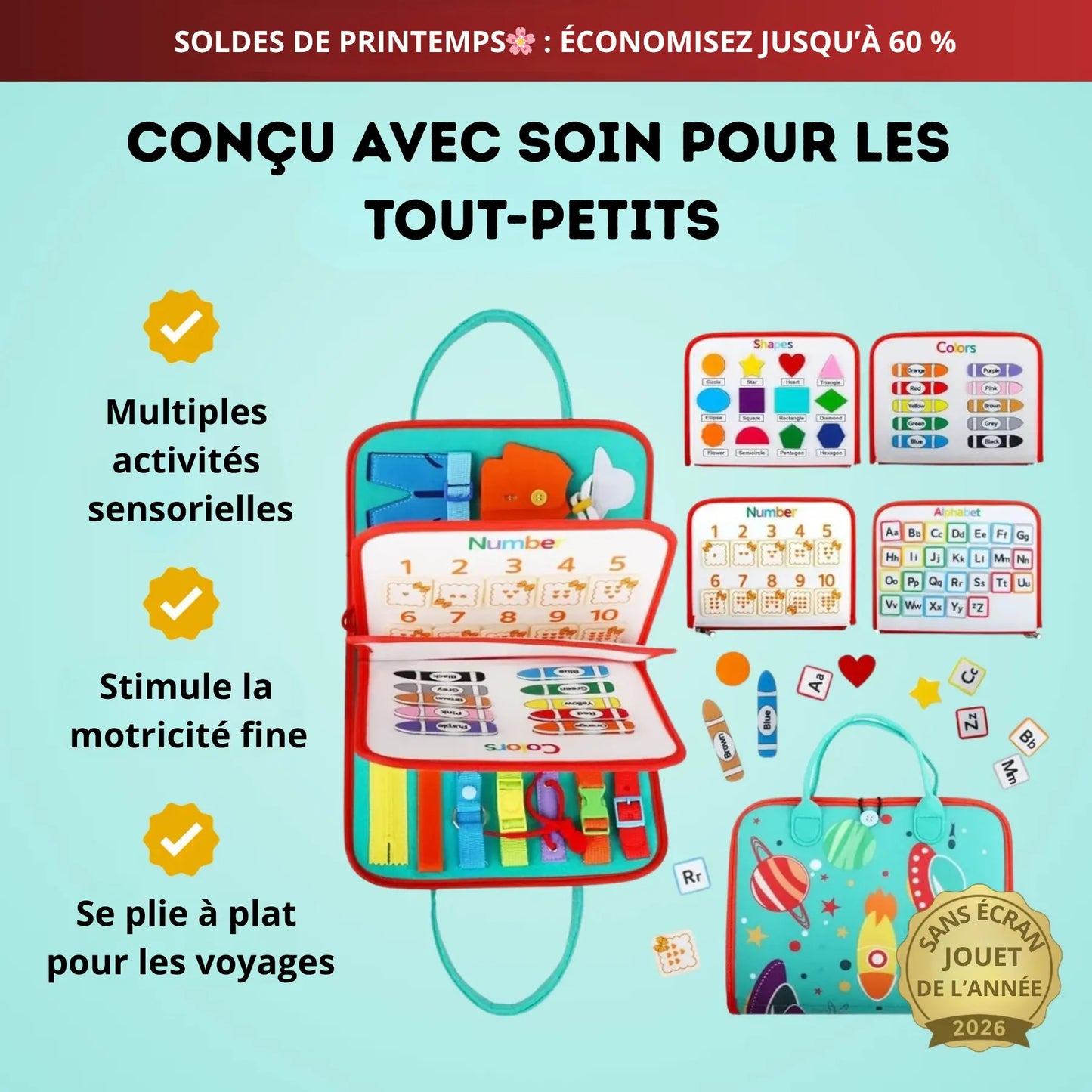 Planche d’activités Montessori Éveil™