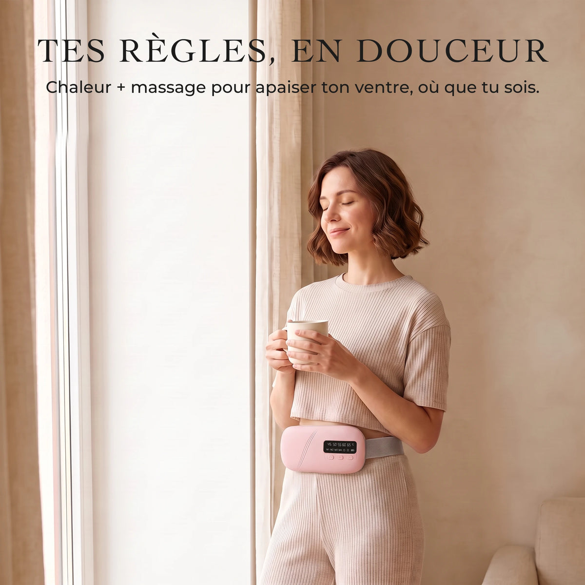 Ceinture chauffante menstruelle