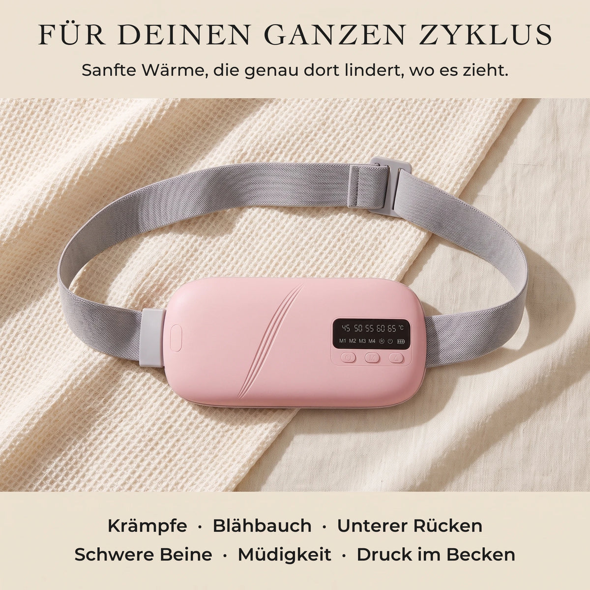 Ceinture chauffante menstruelle