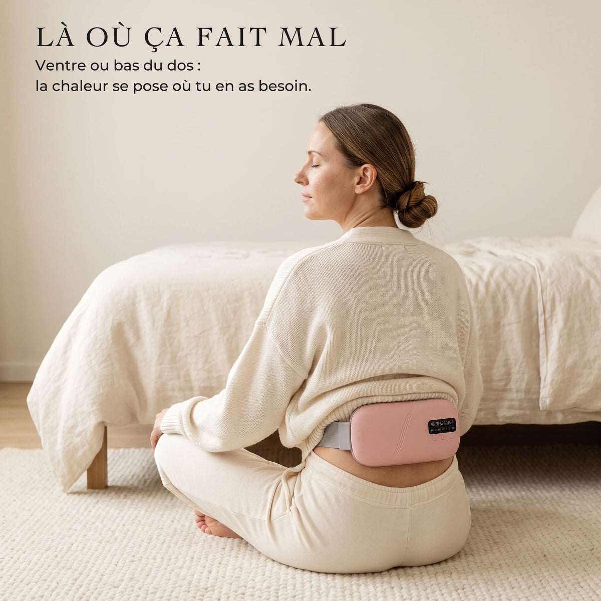 Ceinture chauffante menstruelle