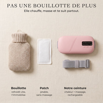 Ceinture chauffante menstruelle