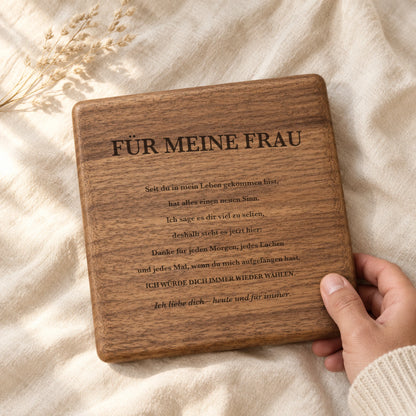 Collier Cœur « À ma femme » 02-DE