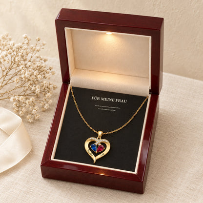 Collier Cœur « À ma femme » 03-DE