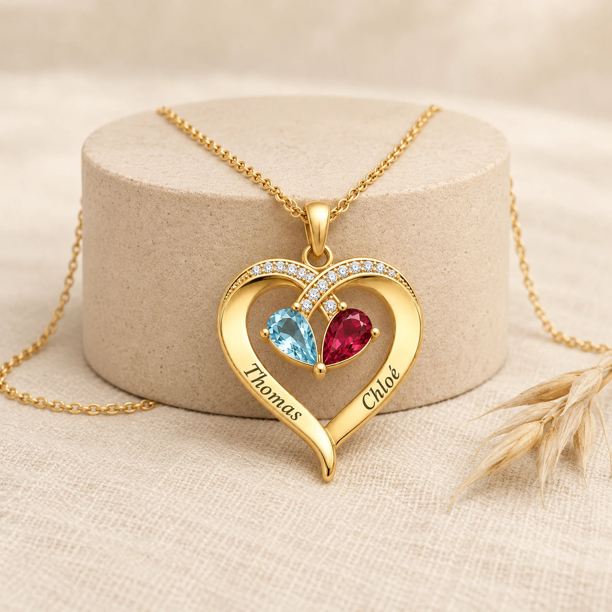 Collier Cœur « À ma femme » 05