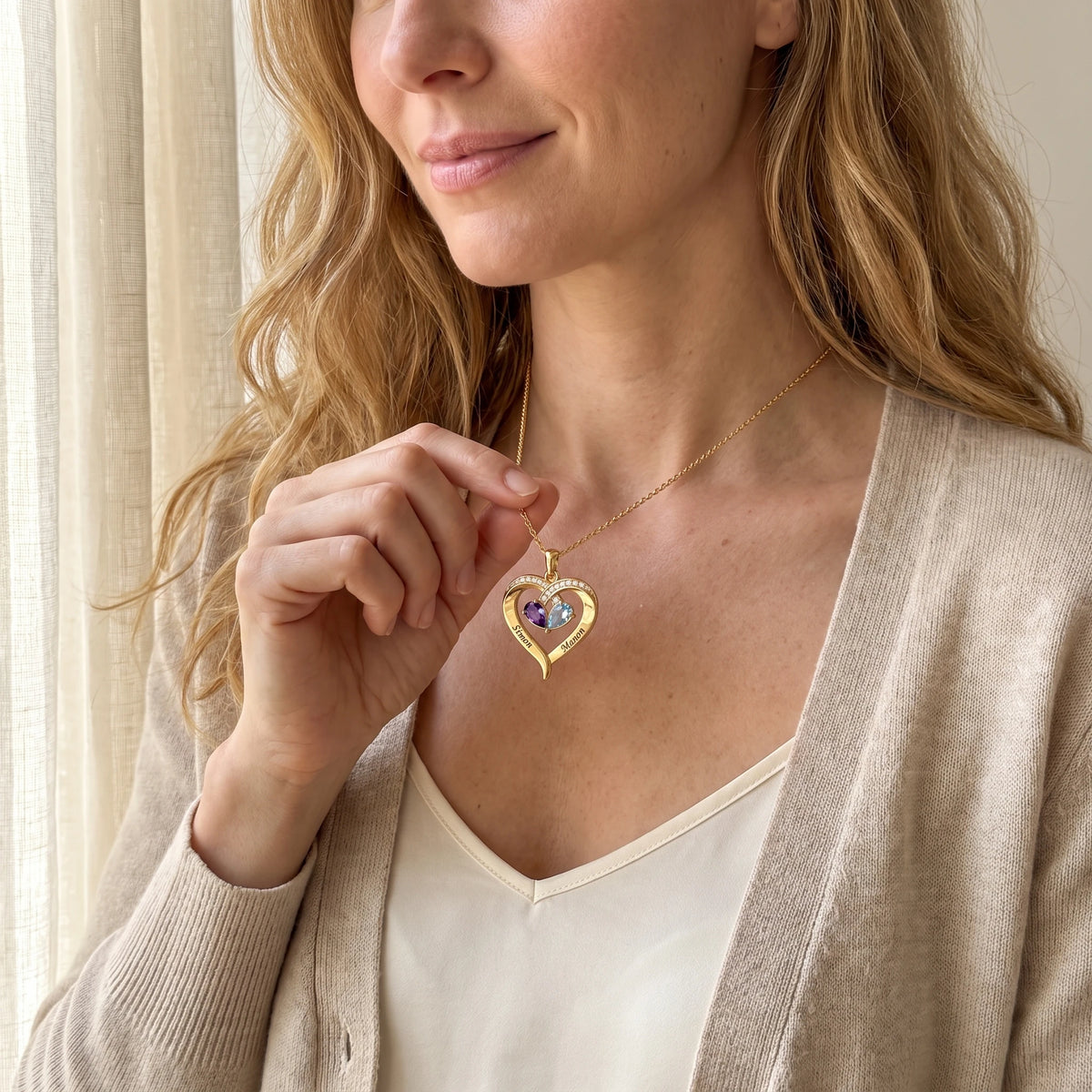Collier Cœur « À ma femme » 08