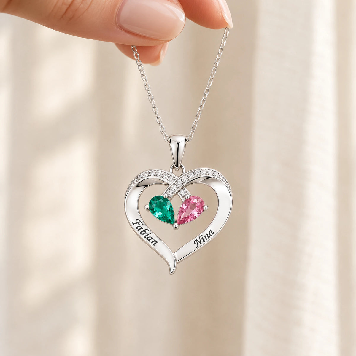 Collier Cœur « À ma femme » 09
