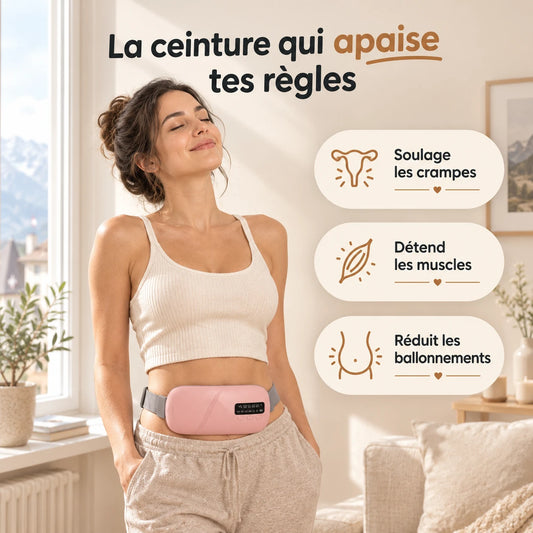 Ceinture chauffante menstruelle