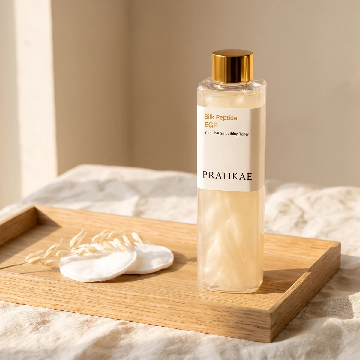 Lotion tonique coréenne aux peptides de soie & EGF