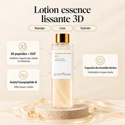 Lotion tonique coréenne aux peptides de soie & EGF - 03 FR