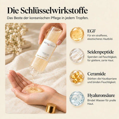 Lotion tonique coréenne aux peptides de soie & EGF - 04 DE