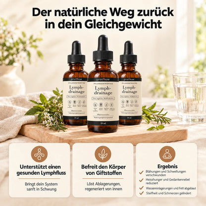 Lymphdrainage-Tropfen – 3 Vorteile
