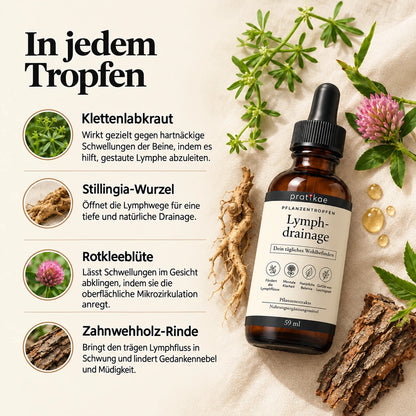 Lymphdrainage-Tropfen – Inhaltsstoffe