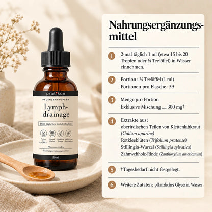 Lymphdrainage-Tropfen – Einnahme und Zusammensetzung