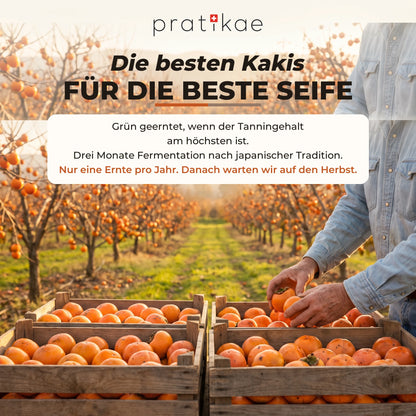 Seife mit fermentierter Kaki – slide 03 DE