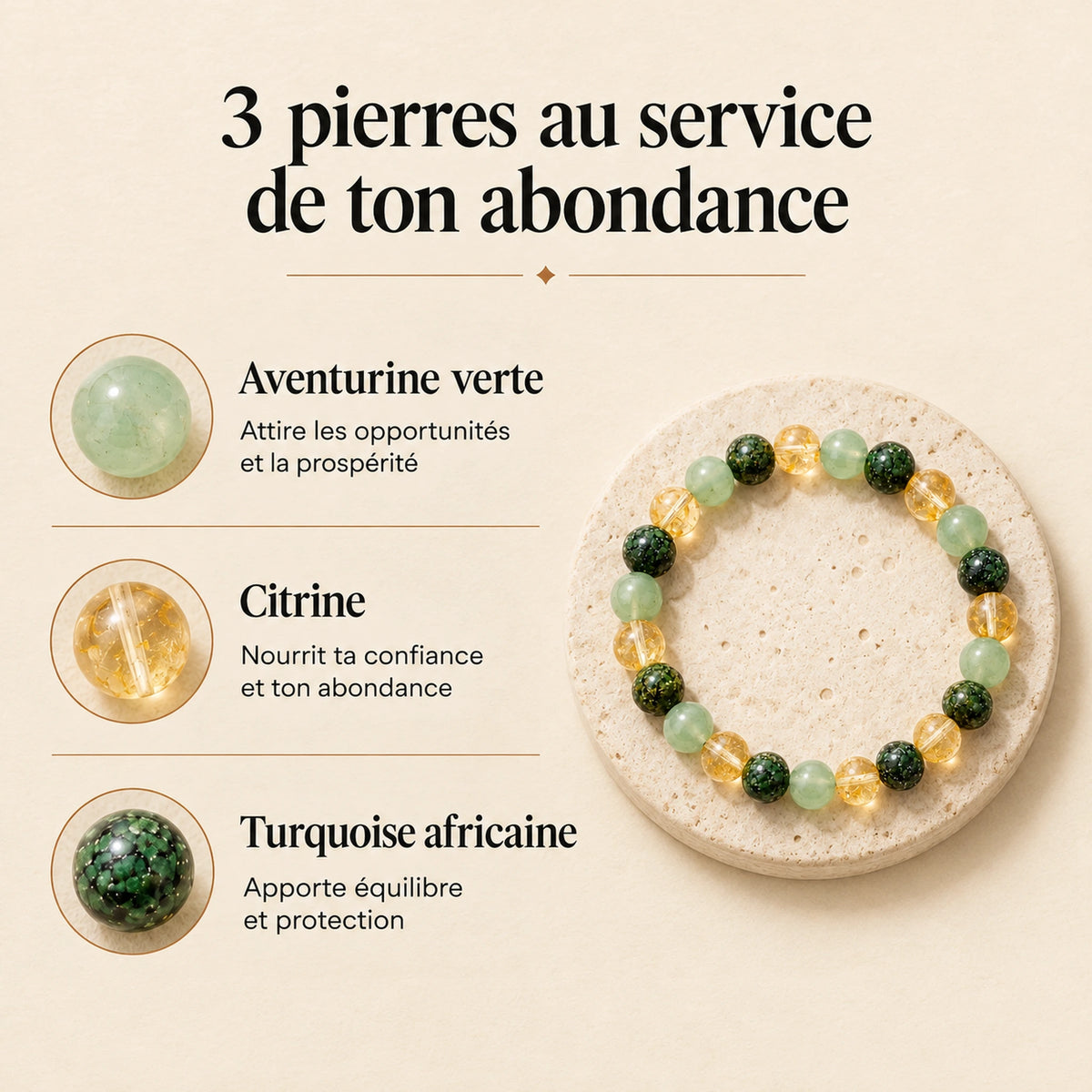Bracelet de l'abondance - FR 03
