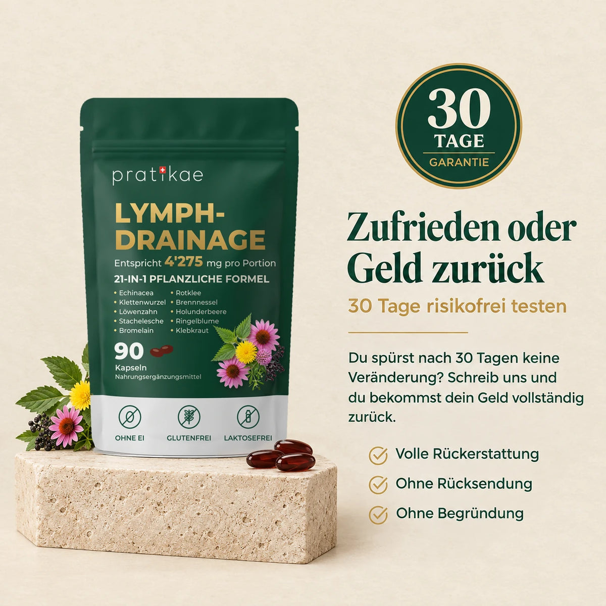 Lymphdrainage Kapseln