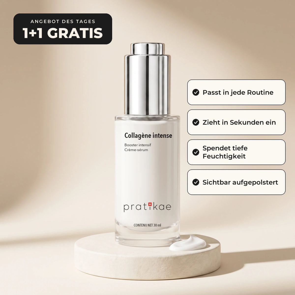 Sérum coréen au collagène Pratikae – 01-DE