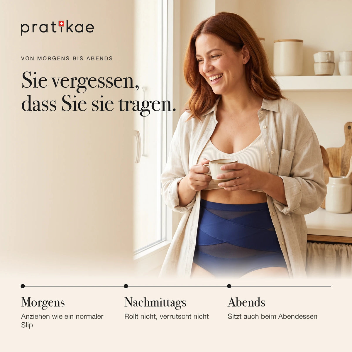 Von morgens bis abends vergessen Sie ihn