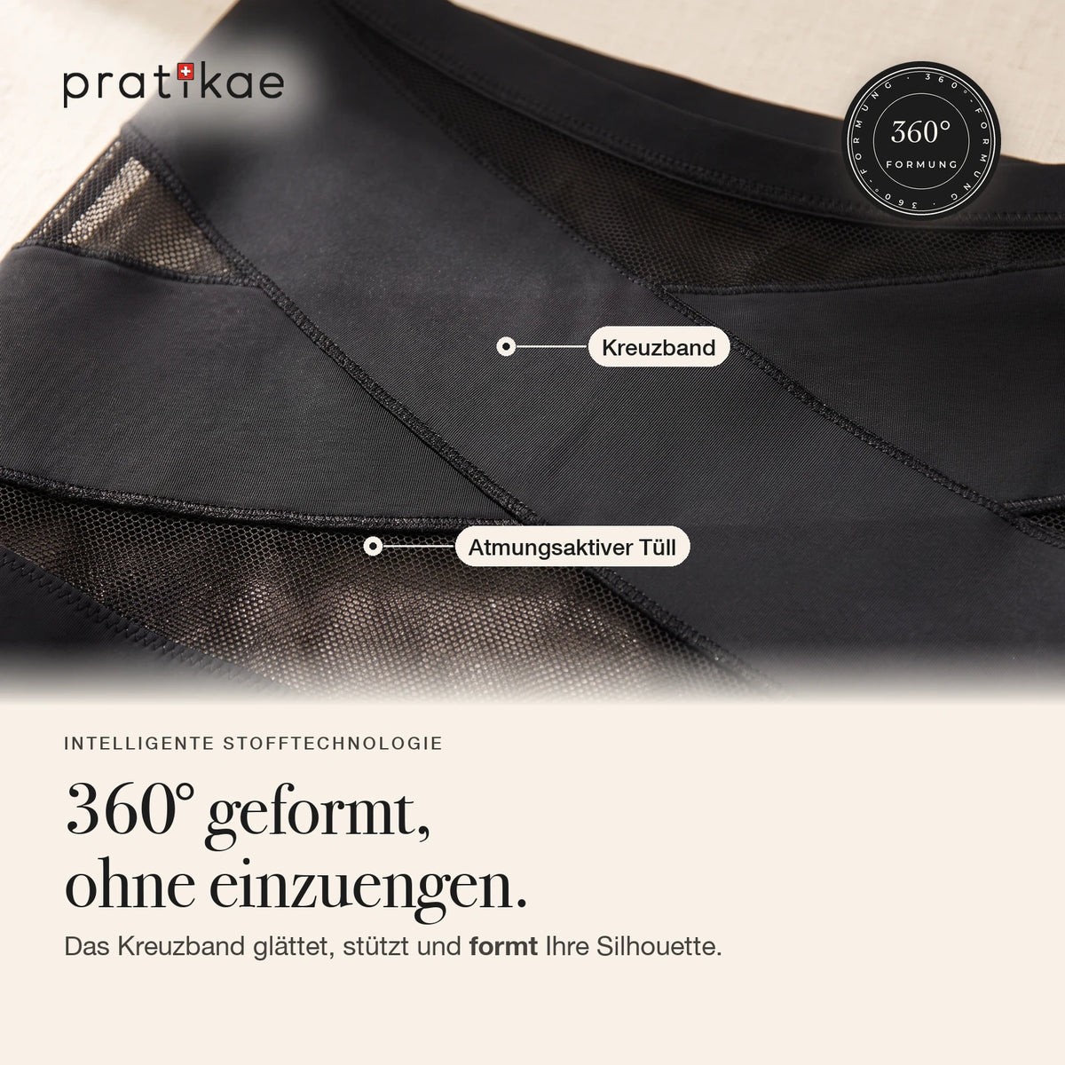 Intelligenter Stoff – 360°-Formung