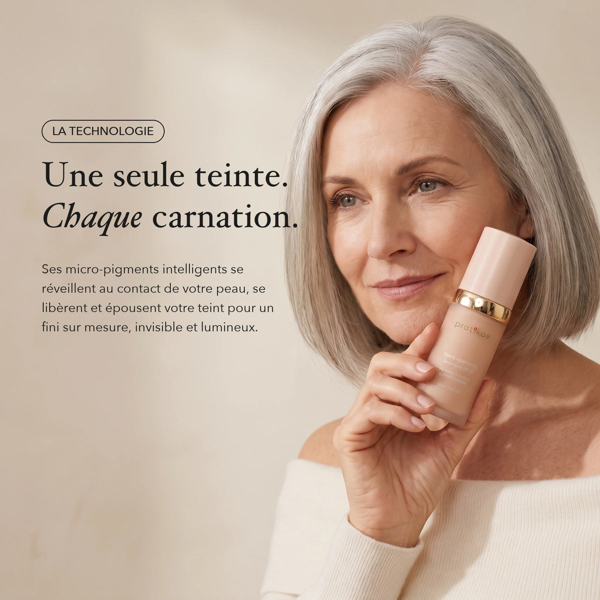 Fond de teint adaptatif anti-âge