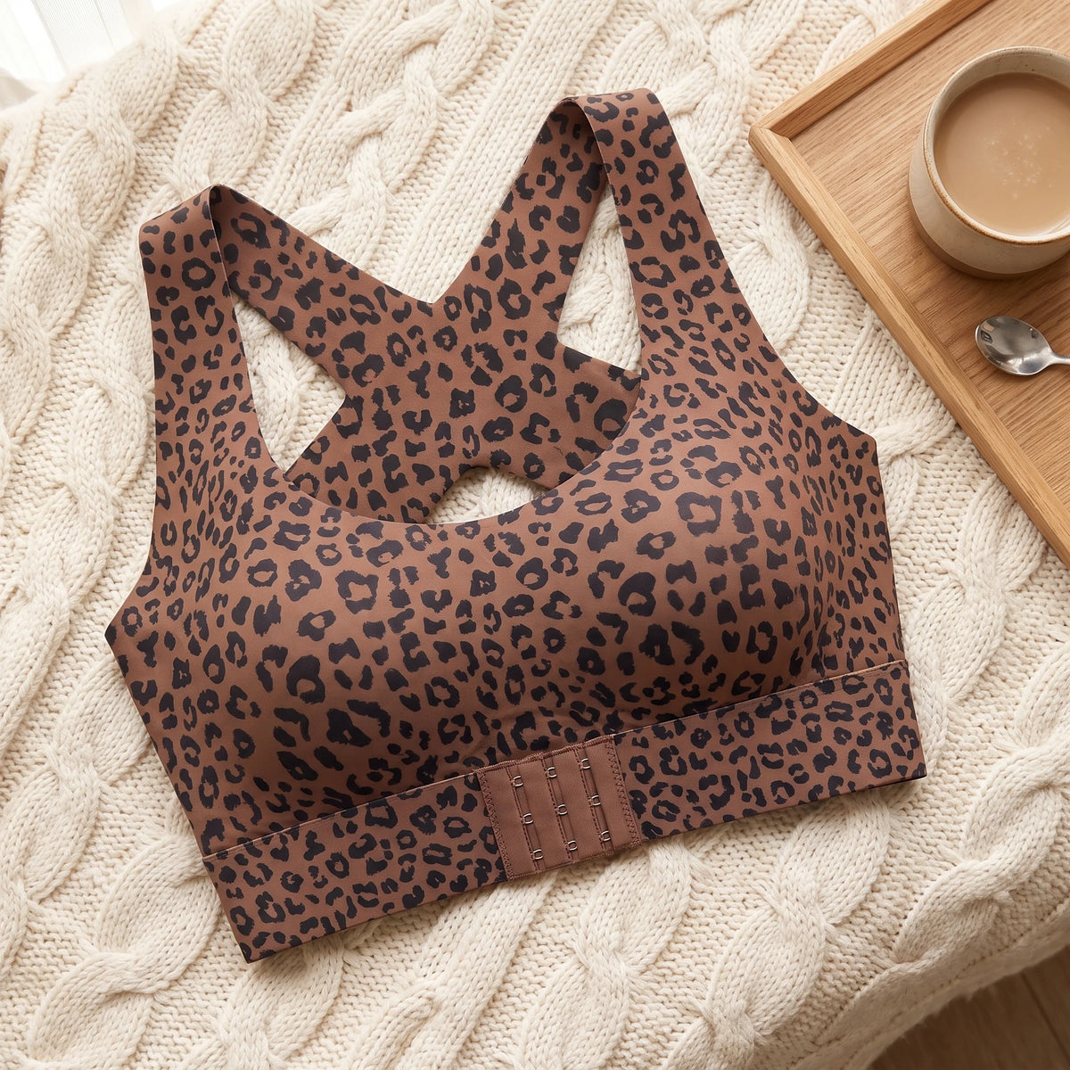 Soutien-gorge push-up & posture Léopard