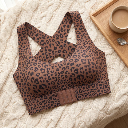 Soutien-gorge push-up & posture Léopard