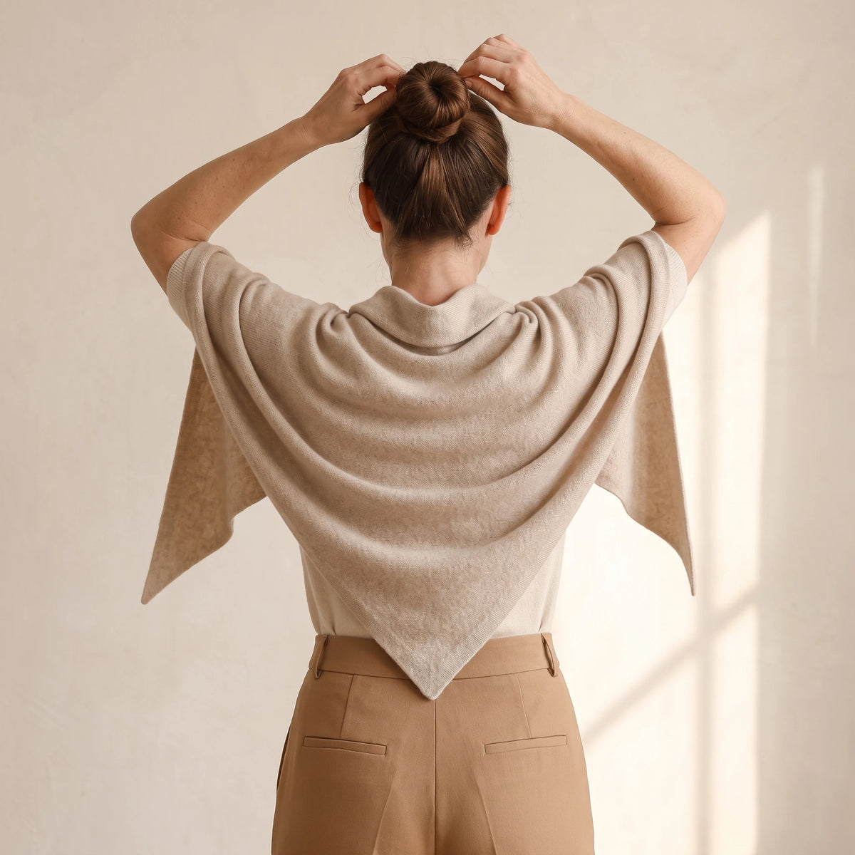 Châle douillet à boucle