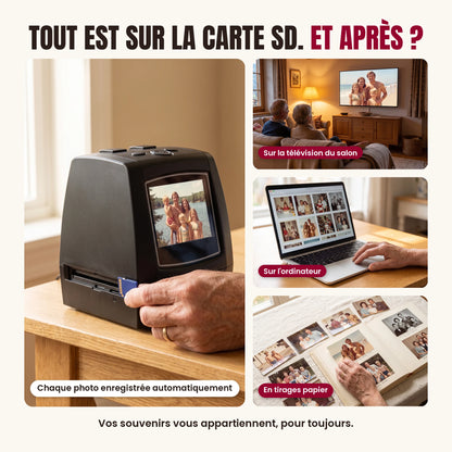 Numériseur de diapositives et négatifs