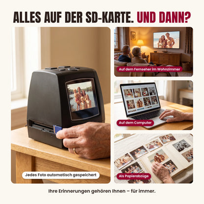 Dia- und Negativscanner mit Bildschirm