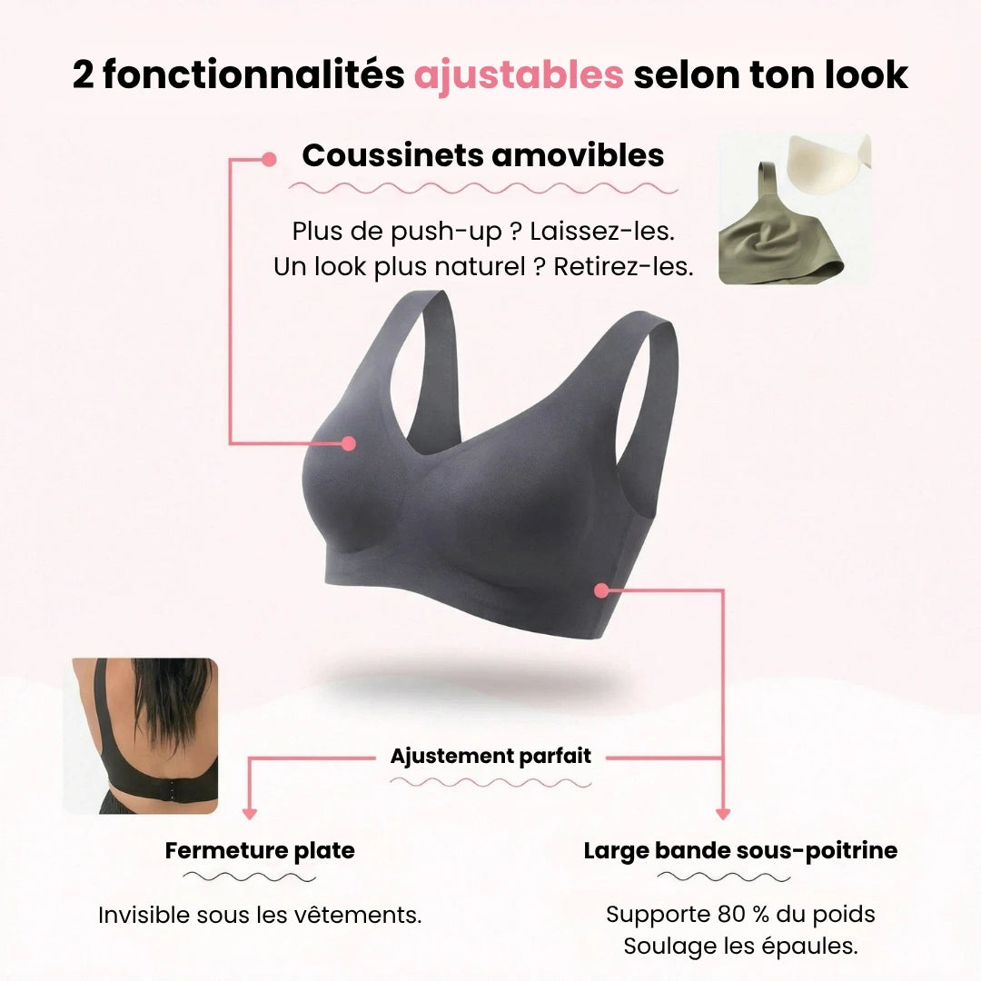 Pratikae – Soutien-gorge Premium sans couture avec pads offerts