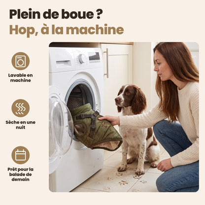 Manteau-harnais toutes saisons pour chien