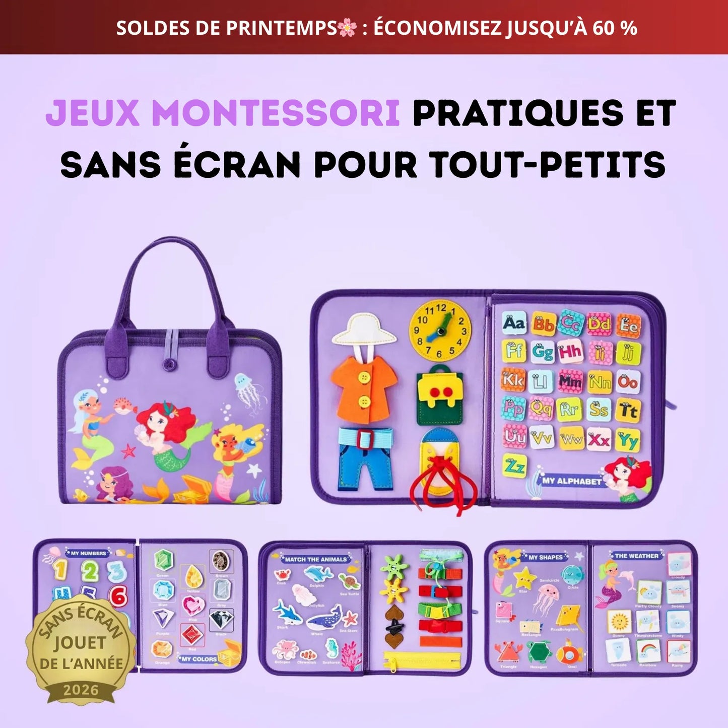 Planche d’activités Montessori Éveil™